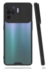 BFS  Oppo Reno 5 Lite Kılıf Platin Kamera Koruma Silikon - Siyah