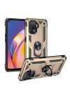BFS  Oppo Reno 5 Lite Kılıf Sofya Yüzüklü Silikon Kapak - Gold
