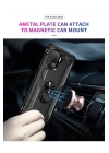 BFS  Oppo Reno 5 Lite Kılıf Sofya Yüzüklü Silikon Kapak - Siyah