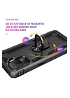 BFS  Oppo Reno 5 Lite Kılıf Sofya Yüzüklü Silikon Kapak - Siyah