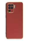 BFS  Oppo Reno 5 Lite Kılıf Volet Silikon - Kırmızı