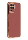 BFS  Oppo Reno 5 Lite Kılıf Volet Silikon - Kırmızı