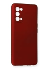 BFS  Oppo Reno 5 Pro Kılıf First Silikon - Bordo