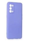 BFS  Oppo Reno 5 Pro Kılıf First Silikon - Lila