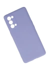 BFS  Oppo Reno 5 Pro Kılıf Nano içi Kadife Silikon - Lila