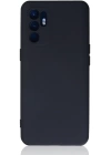 BFS  Oppo Reno 6 Kılıf Nano içi Kadife Silikon - Lacivert