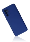BFS  Oppo Reno 6 Kılıf Nano içi Kadife Silikon - Mavi
