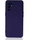 BFS  Oppo Reno 6 Kılıf Nano içi Kadife Silikon - Mor