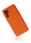 BFS  Oppo Reno 6 Kılıf Nano içi Kadife Silikon - Turuncu