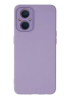 BFS  Oppo Reno 7 Lite Kılıf Lansman Glass Kapak - Lila