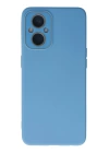 BFS  Oppo Reno 7 Lite Kılıf Lansman Glass Kapak - Mavi