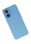 BFS  Oppo Reno 7 Lite Kılıf Lansman Glass Kapak - Mavi