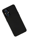BFS  Oppo Reno 7 Lite Kılıf Lansman Glass Kapak - Siyah
