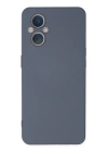 BFS  Oppo Reno 7 Lite Kılıf Nano içi Kadife Silikon - Gri