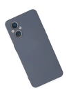 BFS  Oppo Reno 7 Lite Kılıf Nano içi Kadife Silikon - Gri