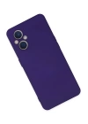 BFS  Oppo Reno 7 Lite Kılıf Nano içi Kadife Silikon - Mor