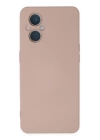BFS  Oppo Reno 7 Lite Kılıf Nano içi Kadife Silikon - Pudra