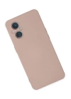 BFS  Oppo Reno 7 Lite Kılıf Nano içi Kadife Silikon - Pudra