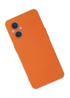 BFS  Oppo Reno 7 Lite Kılıf Nano içi Kadife Silikon - Turuncu