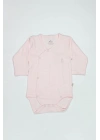 BFS Organik Natural Basic Style Kruvaze Uzun Kol Body BS17102 Pembe
