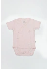 BFS Organik Natural Basic Style Kruvaze Yarım Kol Body BS17101 Pembe