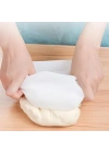 BFS  Orta Hamur Torbası Silikon Şeffaf Hamur Yoğurma Torbası Ekmek Makarna Mantı  Hamuru Kolay Yo