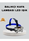 BFS Outdoor ve Gece Balıkçılığı İçin LED Kafa Lambası – USB Şarjlı, 60° Ayarlanabilir Far