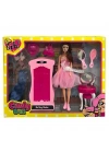 BFS   Oydaş Cindy Doll Dolaplı Makyaj Masalı Bebek 02453