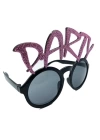 BFS Party Yazılı Simli Pembe Renk Parti Gözlüğü 15x7 Cm