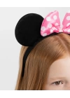 BFS   Pembe Fiyonklu Minnie Mouse Tacı Mini Kulak