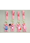 BFS Pembe Panter Silikon Anahtarlık Alk4271
