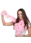 BFS  Pembe Renk Kabarık Kalın Otriş Boa Tüy 6 cm Genişlik 180-200 cm Uzunluk