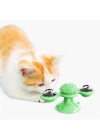 BFS  Pet Malzemeleri Vantuzlu Fırıldak Toplu Dönen Şeffaf Depo Tasarım İnteraktif Kedi Oyuncağı