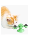 BFS  Pet Malzemeleri Vantuzlu Fırıldak Toplu Dönen Şeffaf Depo Tasarım İnteraktif Kedi Oyuncağı