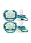 BFS   Philips Avent Ultra Air Gece Emzik 6-18 Ay Erkek