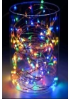 BFS  Pilli Renkli Peri Led Işık Dekoratif Aydınlatma 5 Metre RGB Led