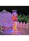 BFS  Pilli Renkli Peri Led Işık Dekoratif Aydınlatma 5 Metre RGB Led
