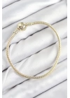 BFS Pirinç Charm Topcuk Model Gold Renk Kadın Bileklik