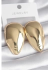 BFS Pirinç Gold Renk Badem Model Kadın Küpe