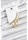 BFS Pirinç Gold Renk Set Küpe