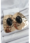 BFS Pirinç Gold Renk Vintage Kadın Küpe