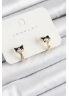 BFS Pirinç Kuromi Model Gold Renk Çocuk Küpe