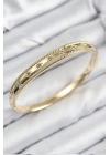 BFS Pirinç Zirkon Taşlı Kutup Yıldızı Model Gold Renk Kadın Kelepçe