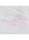 BFS  Plastik Amigurumi Gözlük Pembe