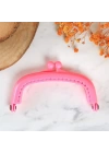 BFS  Plastik Cüzdan Klipsi-Pembe