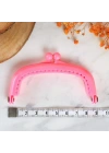 BFS  Plastik Cüzdan Klipsi-Pembe