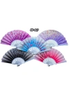BFS Plastik Kumaş Yelpaze 12li Karışık Ob-047