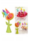 BFS Plastik Meyve Çatal Ayçiçeği 5 Kuşlar Çatal Set
