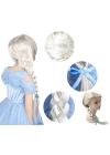 BFS   Platin Altın Dore Renk Karlar Ülkesi Elsa Frozen Peruğu Çocuk Boy