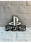 BFS PlayStation 5 Logo Duvar Dekoru Minimal Tasarım 16×12 cm